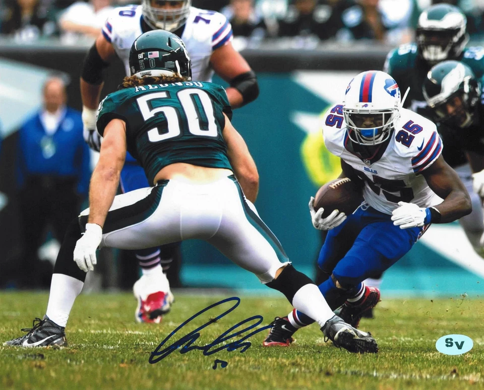 Foto firmada autografiada por Kiko Alonso 8x10 Eagles Dolphins Saints (JSA PSA Pass) Foto 1 de 1