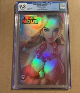 Princess Peach Foil Power Hour Preview Edition #2 E CGC 9.8 (1 of 20 Copies)Rare - Picture 1 of 7