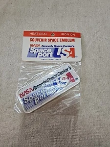 NIP NASA Kennedy Space Center SPACEPORT Red White Blue Souvenir Patch Badge - Picture 1 of 5
