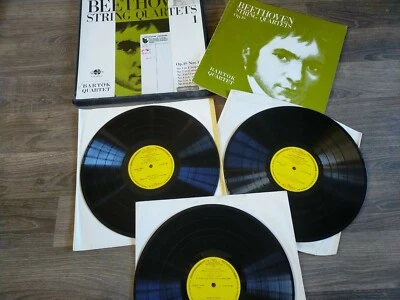 Bartok Quartet: Beethoven String Quartets Op.18 Nos 1-6, Vol.1  3LPs Box Set - Image 1 of 4