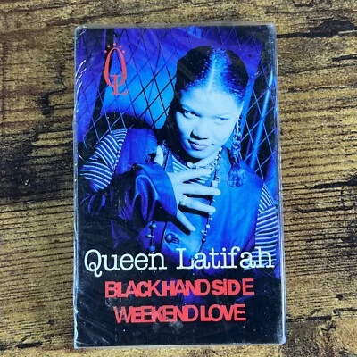 Queen Latifah Black Hand Side Down Cassette Single New Cardboard Sleeve - Image 1 of 4