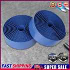 FIXED GEAR 2pcs Road Bicycle Handlebar Tape Grip Tape with End Plug (Light Blue)