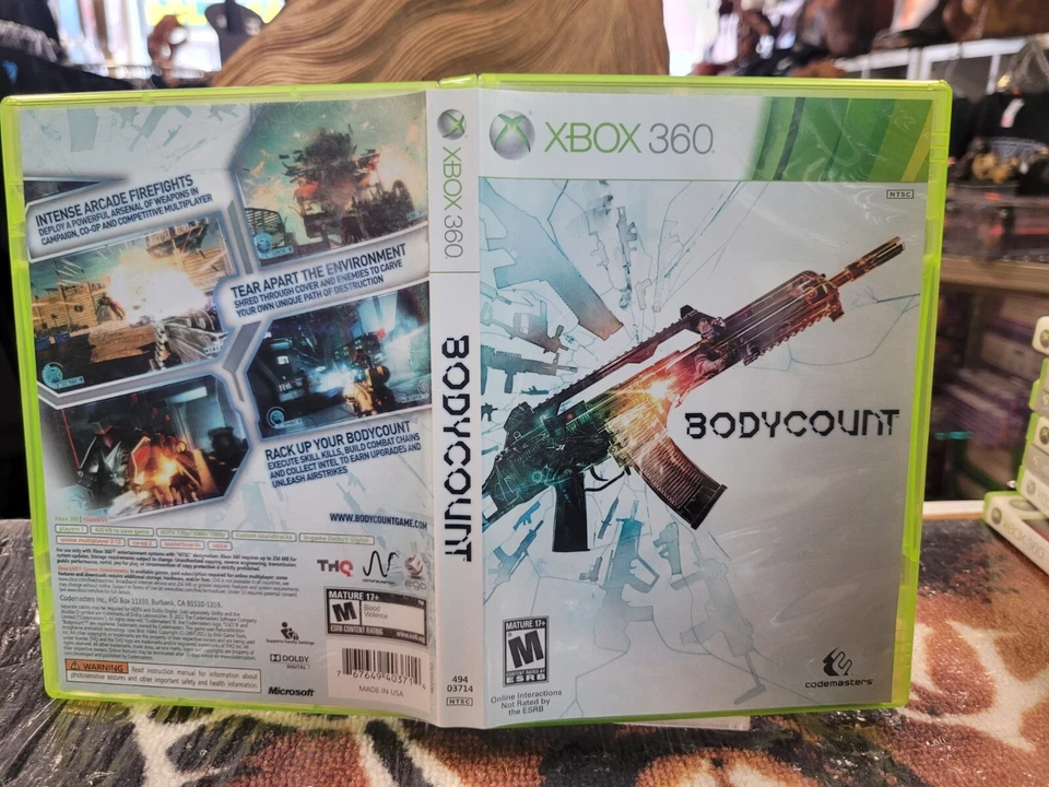 Bodycount Xbox 360 CIB EN Tested Free Shipping in Canada !! - Image 1 of 3