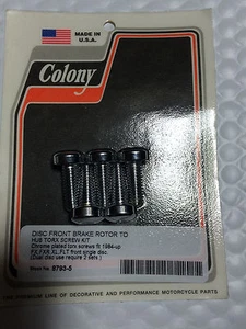 JUEGO DE TORNILLOS TORX FRENO DELANTERO A ROTOR CUBO DE DISCO FR 1984-UP FLT FXR XL (1) - Imagen 1 de 2
