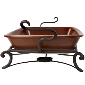 Grande Stampo per Dolci Piatto da Forno 34 CM Con Supporto -per 2x Candele Forma - Foto 1 di 6