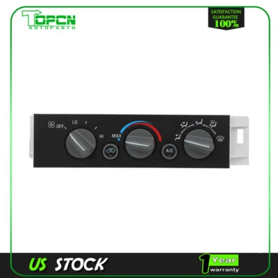 A/C Climate Control Switch For 1996 1997 1998 1999 Chevrolet K1500 Suburban - Image 1 of 4
