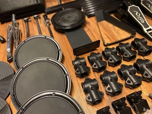 Session Pro E Drum Kit spares cymbal tom pad kick wires clamp module tube snare - Picture 1 of 98