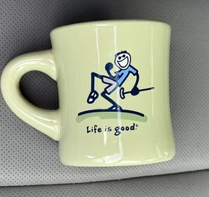 Life is Good GOLF "Do What You Like. Like What You Do" Green Ceramic Coffee Mug - Picture 1 of 2