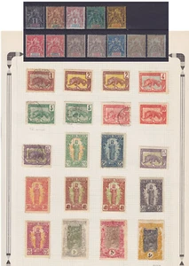 CONGO FRENCH 1892/1926, 138 STAMPS, MOSTLY COMPLETE SETS - Picture 1 of 7