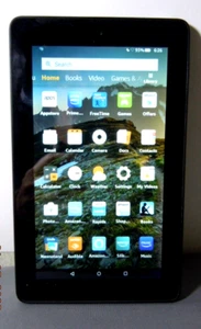 Amazon Fire 7-(5th Generation) 12.8GB, Wi-Fi, Tablet - Black - Afbeelding 1 van 3
