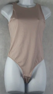Alfani Women's High-Neck Thong Bodysuit, Gray Rose, XXL - Picture 1 of 2