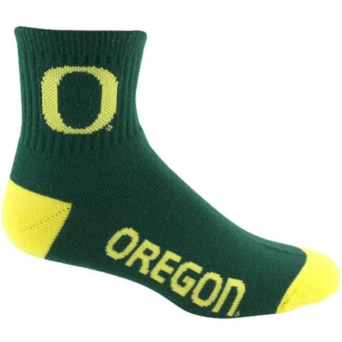 Oregon Ducks Socks Medium Size 5 to 10 Cover