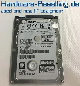 HGST 320GB HDD 2,5 " 7,2K SATA 6Gb/S HTE725032A7E630 0J26053 Z7K500-320 - Photo 1/1