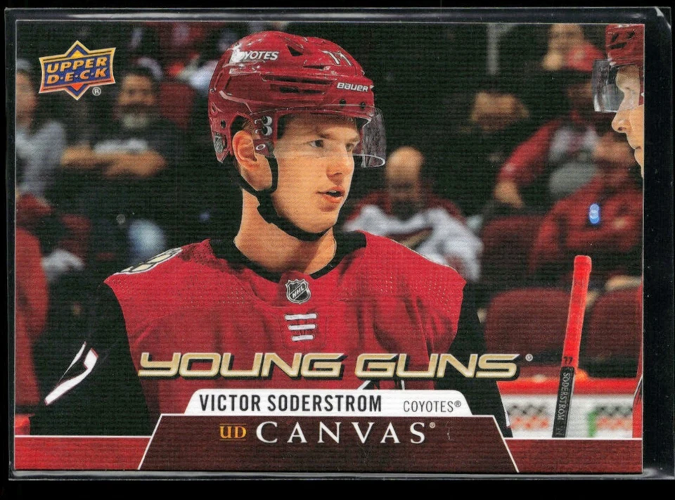 2020-21 Upper Deck Canvas #C103 Victor Soderstrom RC - Image 1 of 2