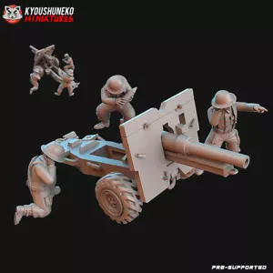 WW2 Artiglieria da Campo Britannica, Wargames Arma Pesante Britannica WW2 Miniatura - Foto 1 di 1