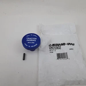 Midiand Grau Dash Knob - For Pin Type Push-Pull Valves Blue, 3/8" Mounting Shaft - Picture 1 of 5