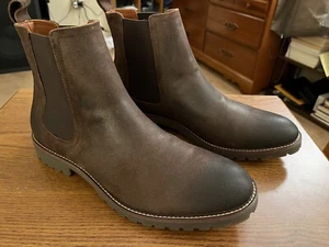 Banana Republic Tanner Herren Braun Leder Chelsea Boots Gr. 11 NEU mit Karton - Bild 1 von 10