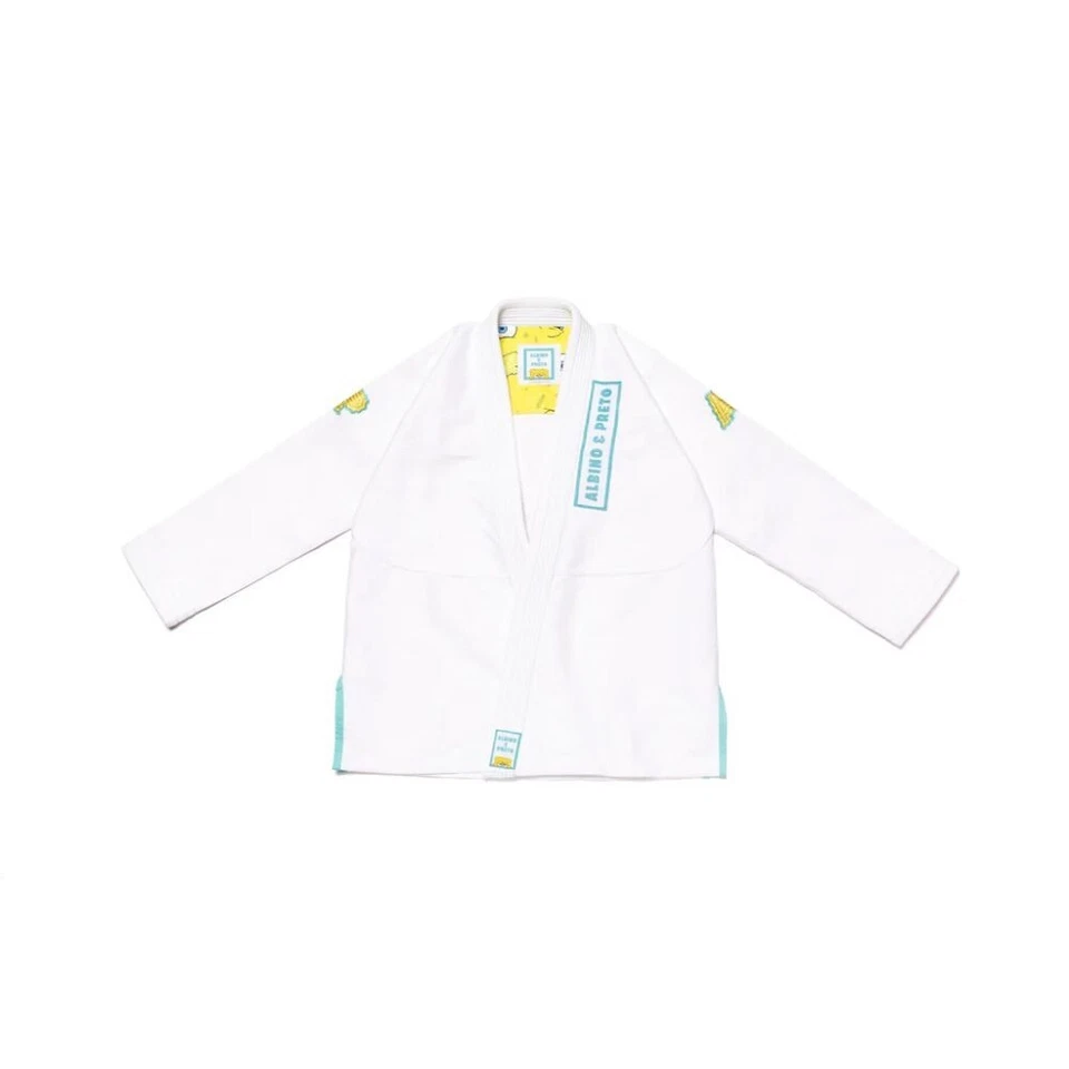 ALBINO & PRETO A&P B73 SPONGEBOB KIMONO GI Jiu-Jitsu Uniform With Bag 450 GSM - Image 1 of 4