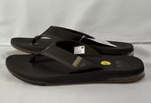 Reef Sandals Fanning Low Brown men size 13 Bottle Opener arch support - Picture 1 of 5