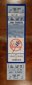 Dave Winfield FINAL Home Run @Yankee Stadium HR #460 Ticket 1994 Twins Yankees - Picture 1 of 3