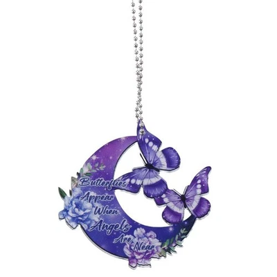 Moon Butterfly Shape Car Rear View Mirror Pendant  for Car Rear View Mirror - image 1 of 4