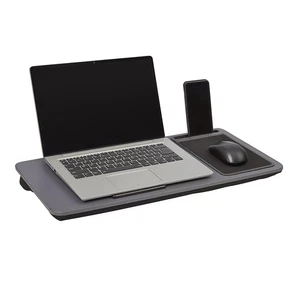 Lap Desk Computer Laptop Tray Lightweight Portable Notebook Phone Slot Stand - Afbeelding 1 van 3