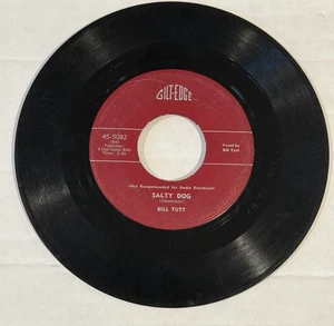 BILL TUTT -MONKEY ON MY BACK-Salty Dog, Rare 1953 Hillbilly Bopper 45 - Picture 1 of 2