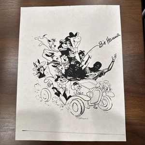 Bill Hanna Signed Photo Animation Hanna Barbera 8x10 Authentic Sharpie - Picture 1 of 7
