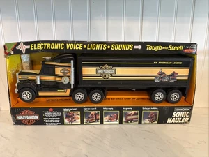 Buddy L Harley Davidson Kenworth 21" Sonic Hauler Semi Truck Neu - Bild 1 von 4