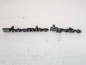 1969 1970 Plymouth Sport Satellite Fender Emblem 2902788 2902789 OEM MOPAR - Picture 1 of 16