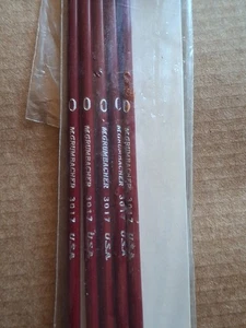 M. Grumbacher Vintage Red Handle Detail Brush #3917 Sz 0 New In Package Set Of 5 - Picture 1 of 9