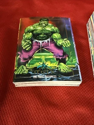 1992 Marvel Masterpieces Complete Base Set 100 total cards Rare full collection  - Image 1 of 4