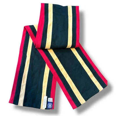 Vintage años 70 J. Press Silliman College YALE Lana Bufanda Rayas EE. UU. Foto 1 de 4