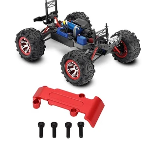 Red Aluminum Alloy Rear Skid Plate Replacement Accessory Upgrade Parts Fit F NEW - Picture 1 of 22