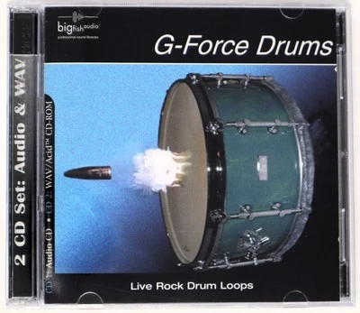 Big Fish Audio G-Force Drums Sample Library/Sound Library/Sampling Double CD - Image 1 of 4