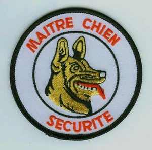 MAÎTRE CHIEN SÉCURITÉ PRIVATE SECURITY CONTRACTOR CANINE K-9 SSI INSIGNIA PATCH - Picture 1 of 9