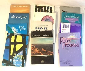 12 Religious Vintage Choir Songbooks - Picture 1 of 7