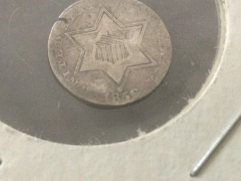 1856 US 3 Cent Silver (Trime) Cover