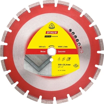 Diamantgroßtrennscheibe DT 902 B Special für Altbeton armiert Engverzahnung - Bild 1 von 4
