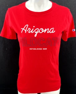 NEW University of Arizona Wildcats Champion Red Short Sleeve Shirt Women's S - Picture 1 of 9