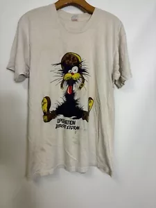Bloom County Bill the Cat Desert Storm T-Shirt Gr. L Single Stitch 1991 Vintage USA - Bild 1 von 8