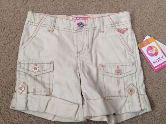 Pantalones Cortos Roxy Niña Caqui 5 - Nuevos con Etiquetas Foto 1 de 1