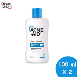 ACNE AID Gentle Cleanser Face Sensitive Acne Prone Skin PH Balanced 100ml x 2