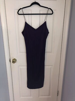 Charlotte Russe Soft Royal Purple Sexy Slinky Bodycon Dress Size XL - Image 1 of 4
