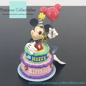 Extremely rare! Mickey Mouse Birthday Cake - Happy Birtday figurine - Picture 1 of 12