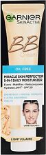 2x Garnier BB Cream Oil Free Miracle Skin Perfector Daily Moisturiser LIGHT 40ml