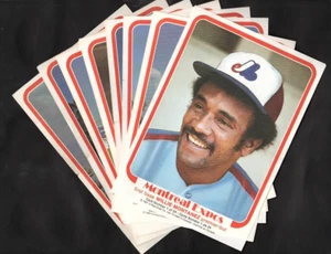 1981 Montreal Expos O-Pee-Chee Baseball Mini Poster Insert Set 1-12 NrM-GM - Picture 1 of 7