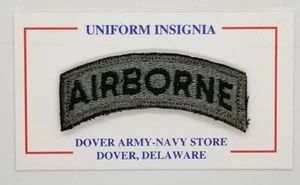 PARCHE DE PESTAÑA AEROTRANSPORTADA DEL EJÉRCITO DE EE. UU. - ACU - Imagen 1 de 2