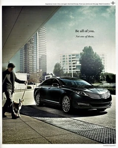 2013 Lincoln MKZ 40-Seiten Deluxe Händler Verkaufsbroschüre mit Lackchips - Bild 1 von 2