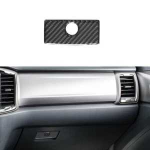 Carbon Fiber Co-pilot Glove Box Switch Cover Trim For Ford Ranger 2019-2022 - Picture 1 of 15